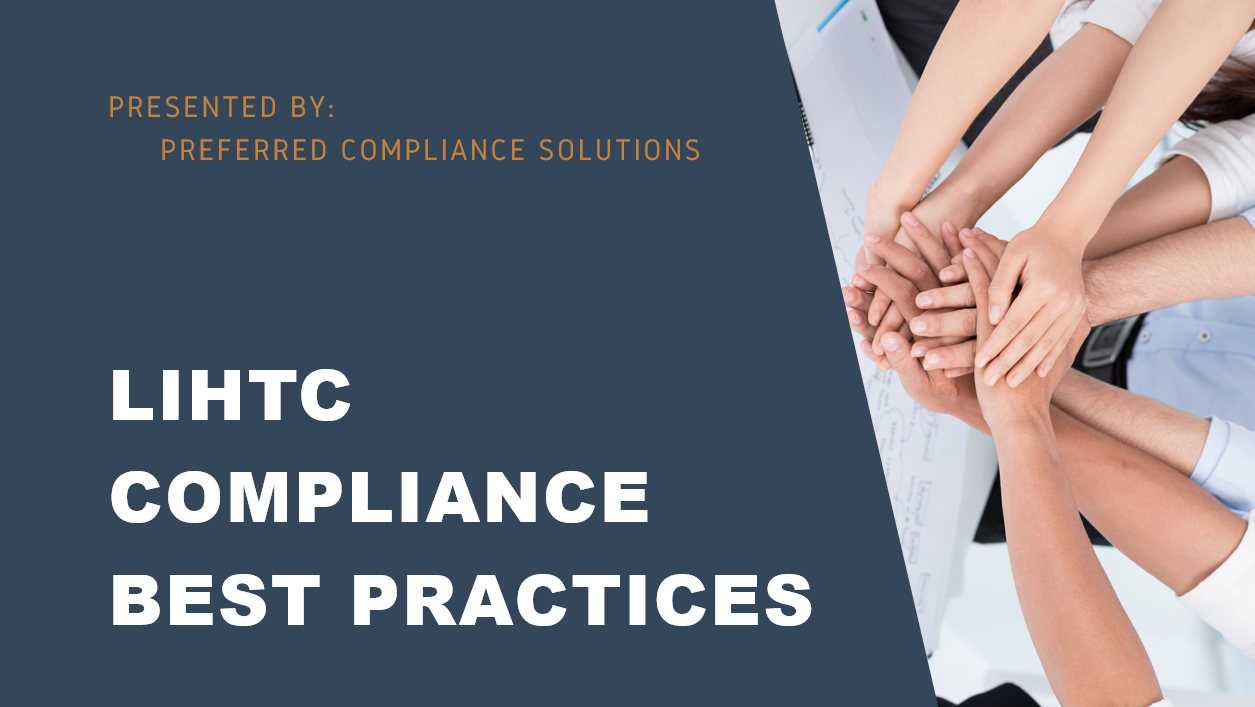 LIHTC Compliance Best Practices | Beginner Course