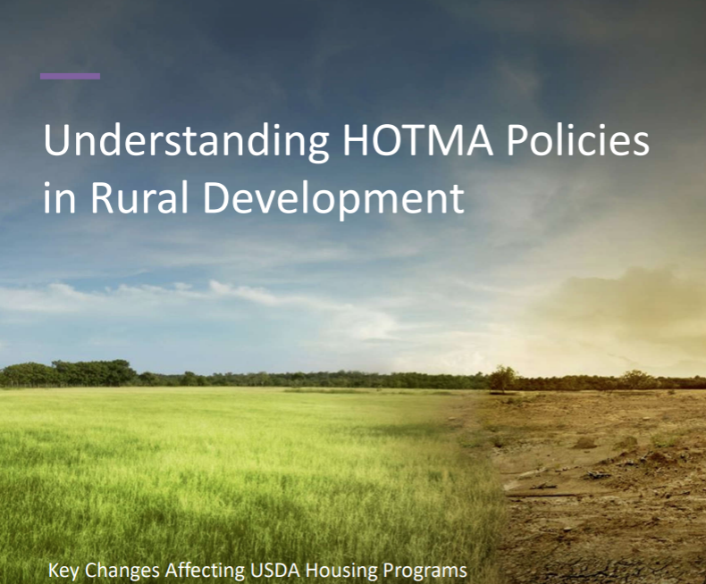 Understanding HOTMA Policies in Rural Development